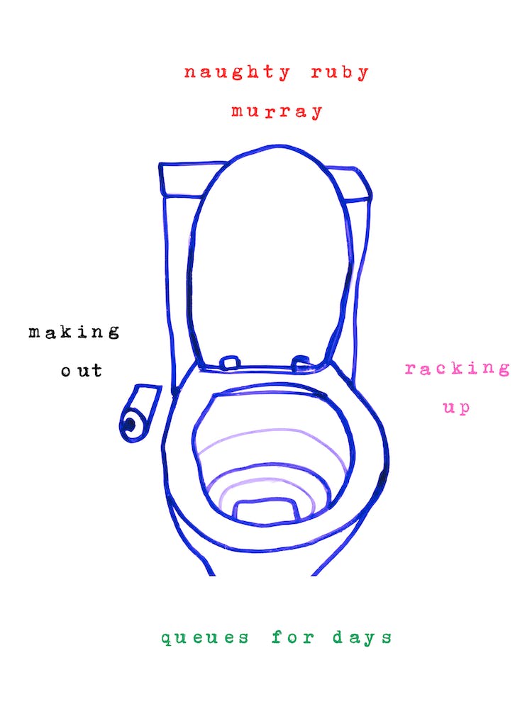 Doodle Art Toilet
