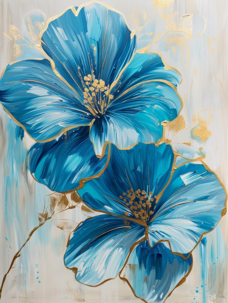 Blue Flowers 80