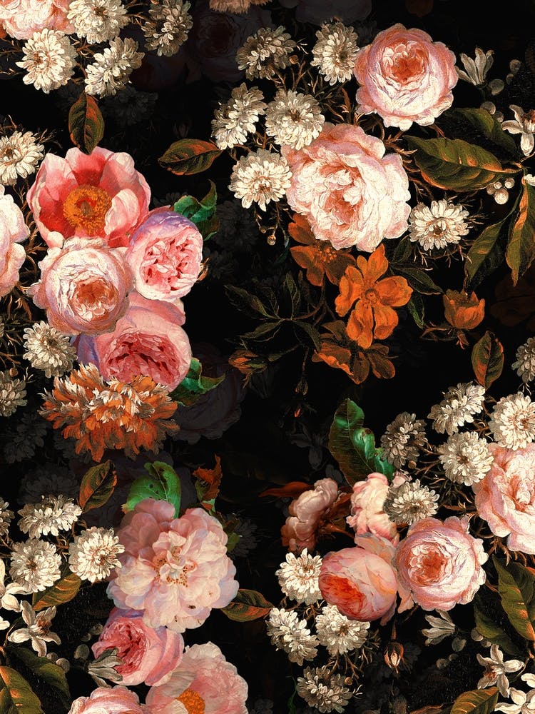 Shiny Vintage Roses Garden