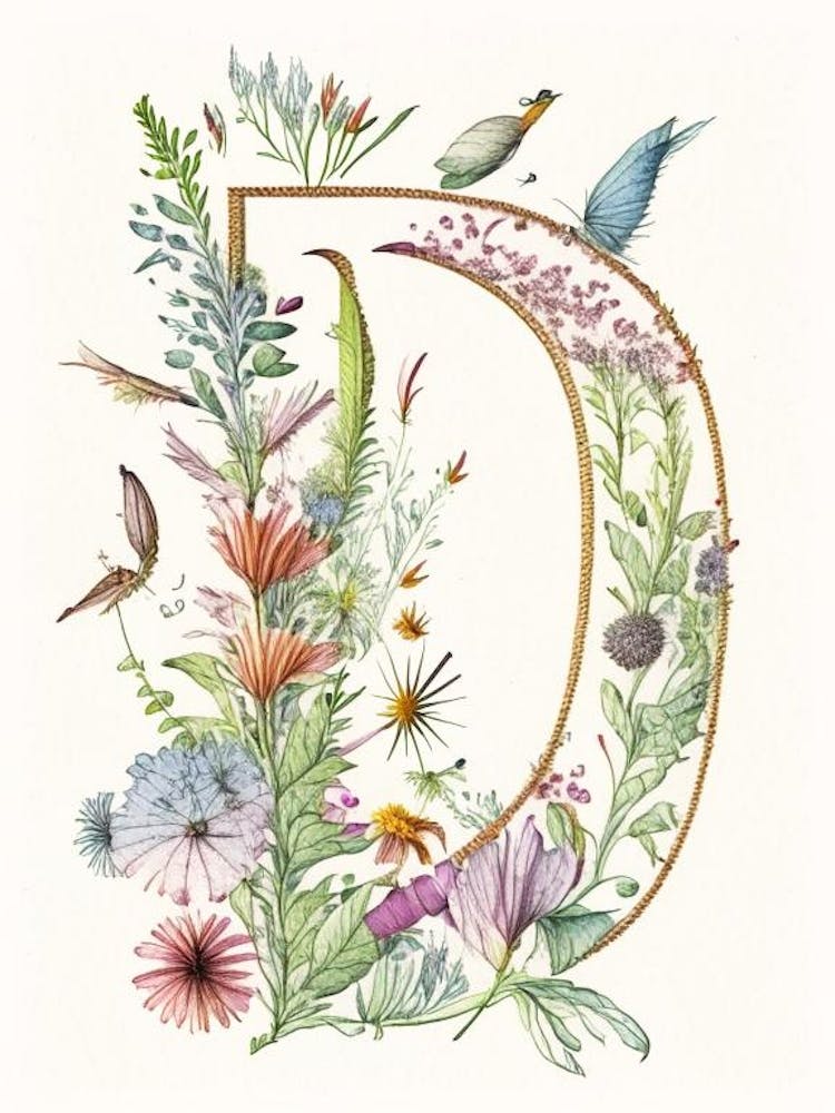 D, Letter, Alphabet Quentin Blake Illustration 2