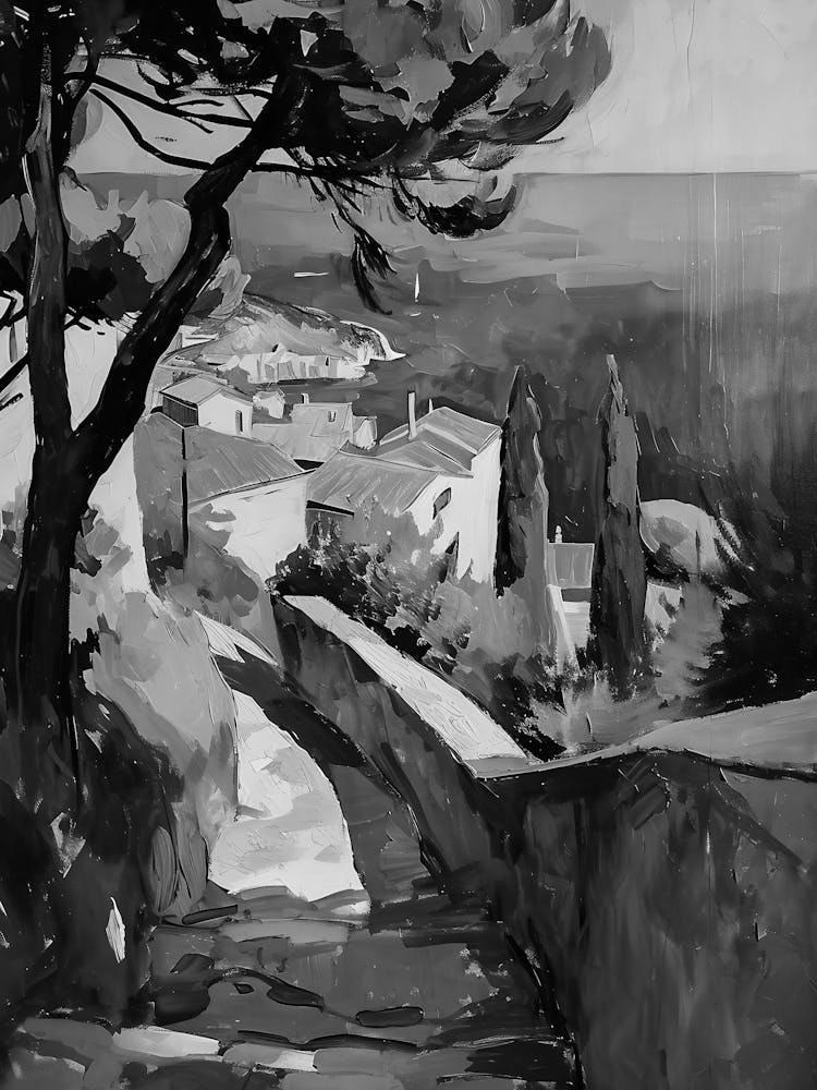 Black And White Painting 19