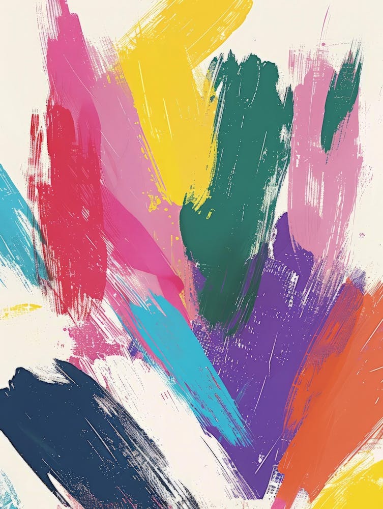 Abstract Brushstrokes 6