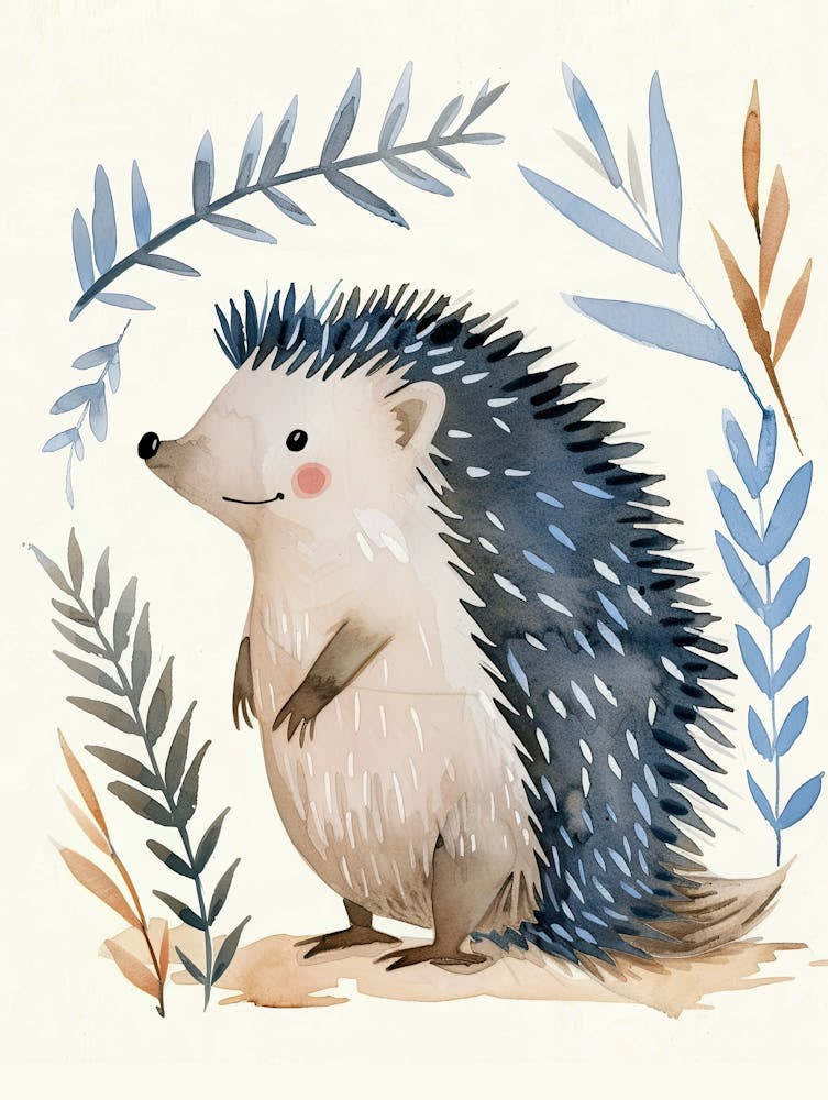 Sweetest Hedgehog Smile Children Prints & Kids Posters