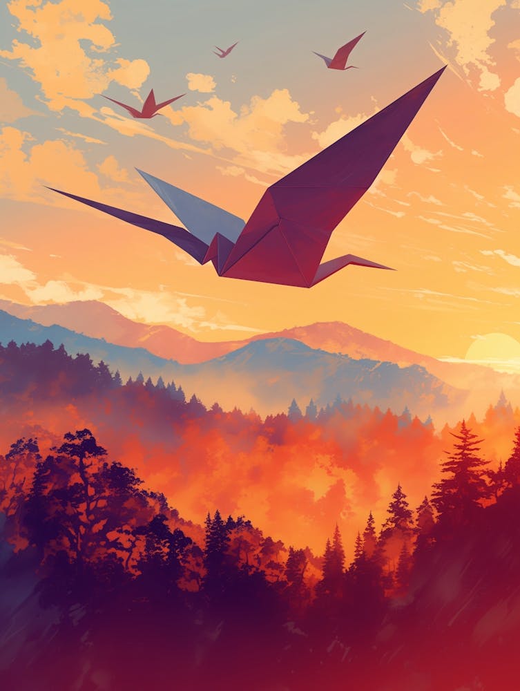 Origami Bird 1