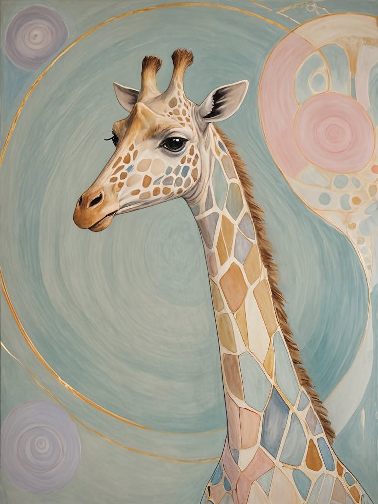 Pastel Giraffe
