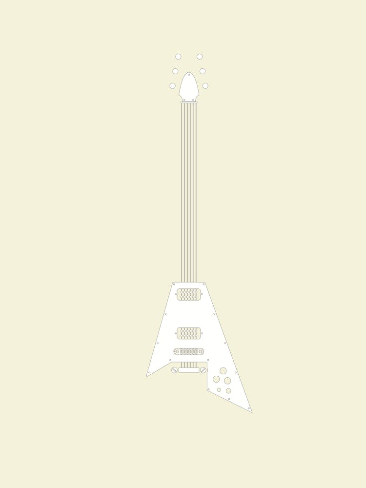 Guitar Art - Vee Type