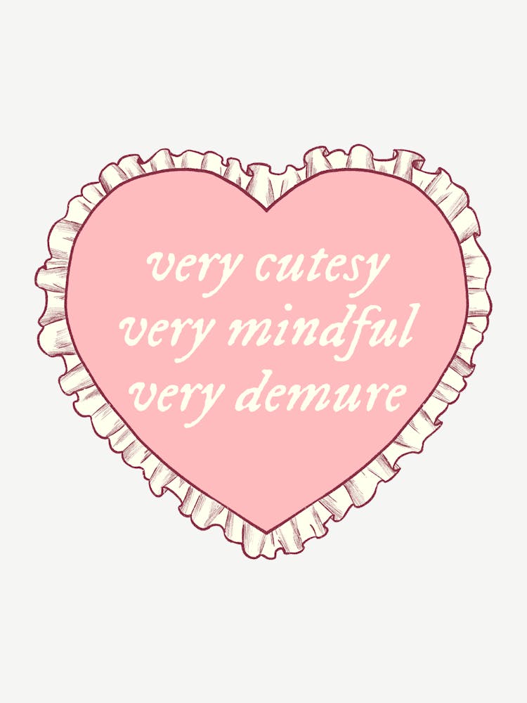 Cutesy Mindful Demure Trendy Vintage Retro