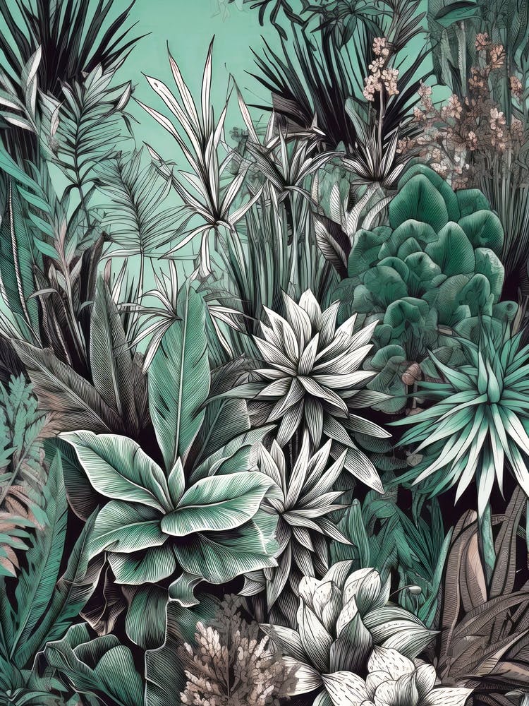 Tropischer Dschungel Natur Flora
