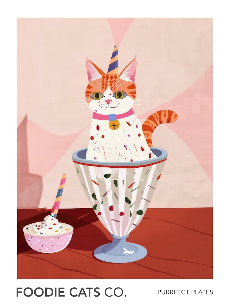 Foodie Cats Co Chat et Coupe Glacée 3