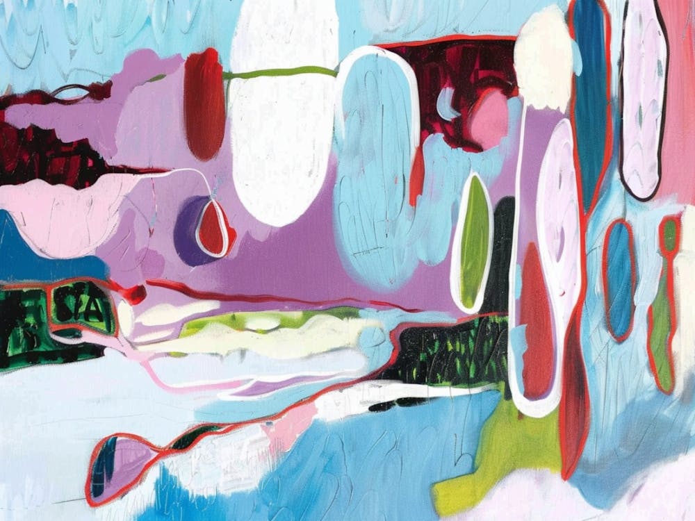 Abstract Painting Dreams in Mallorca