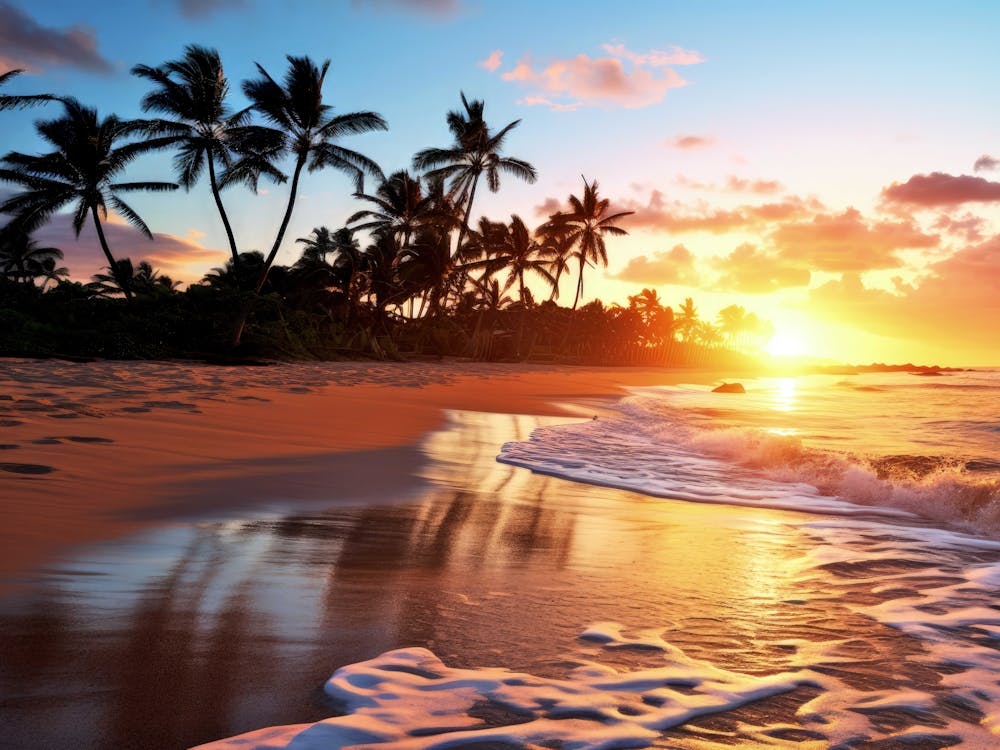 Sunset On The Beach 5