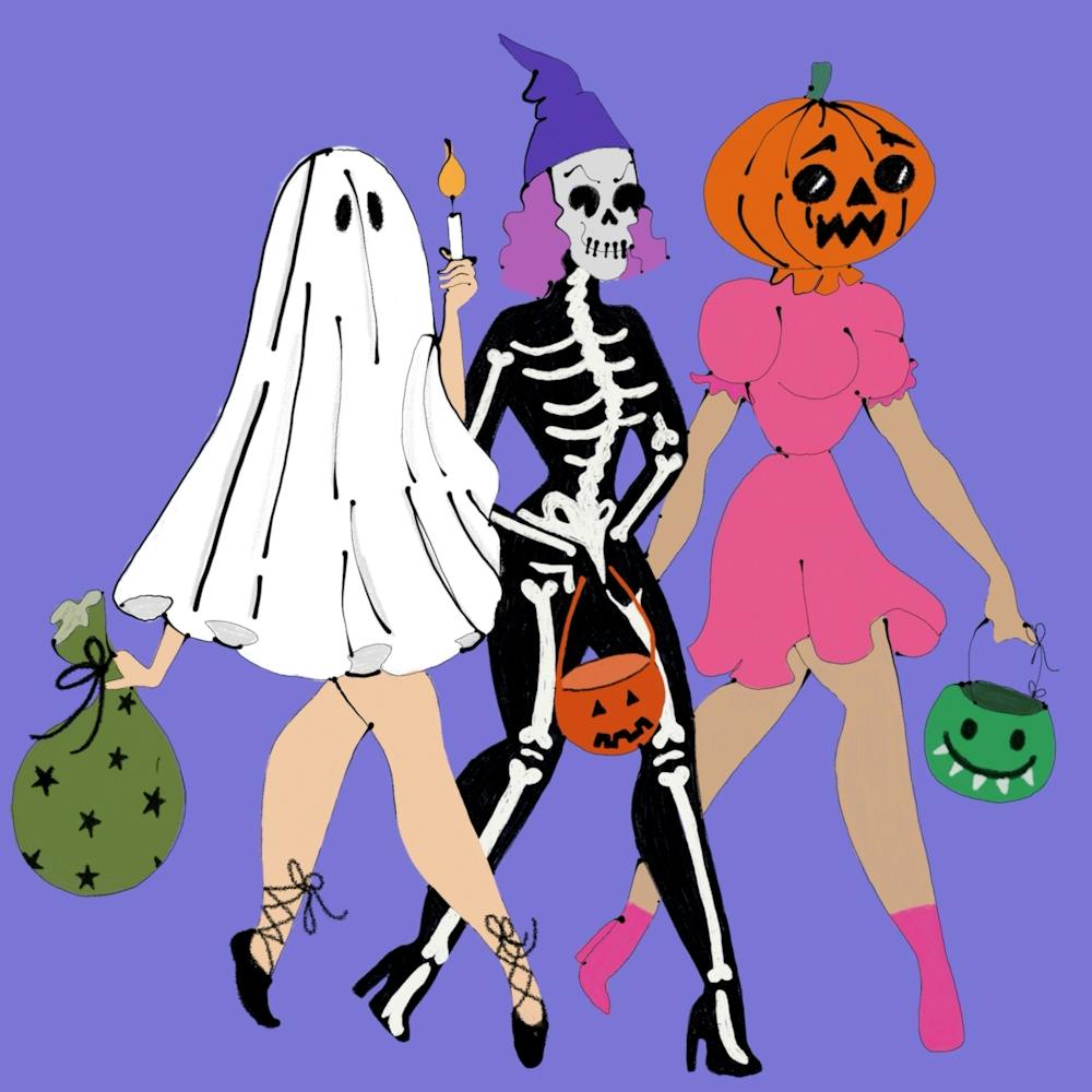 Three Halloween Witches