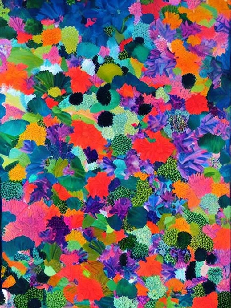 Acropora Intermedia Vibrant Painting