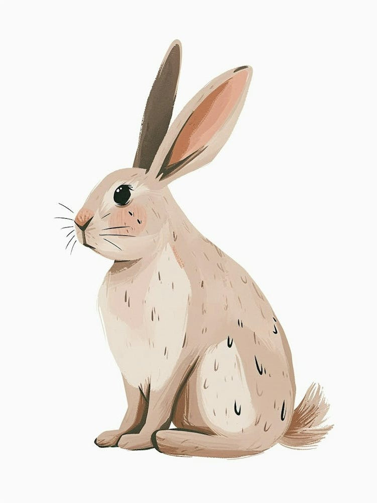 Tans Rabbit Kids Illustration 1