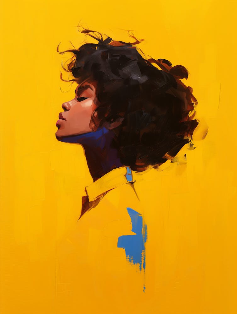 Woman Portrait Colour oil painting