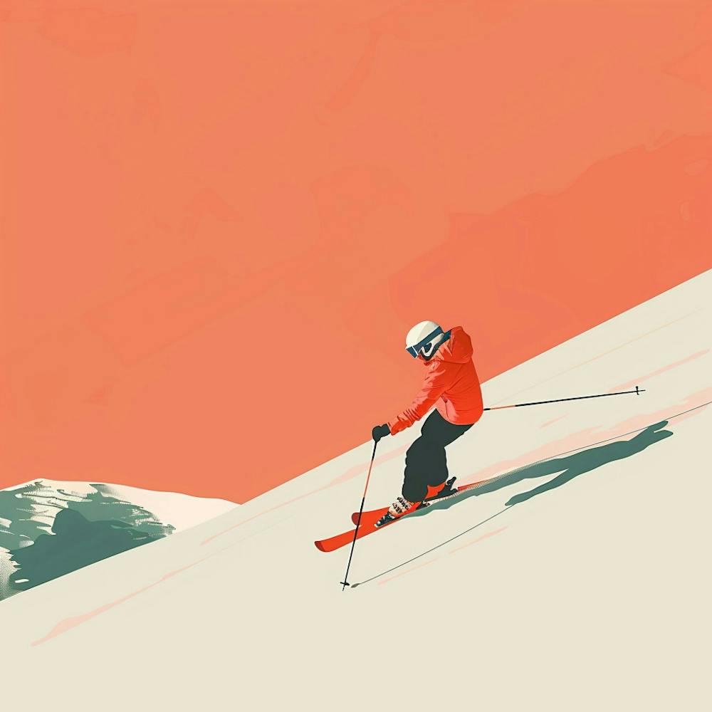 Skier On The Slopes 2