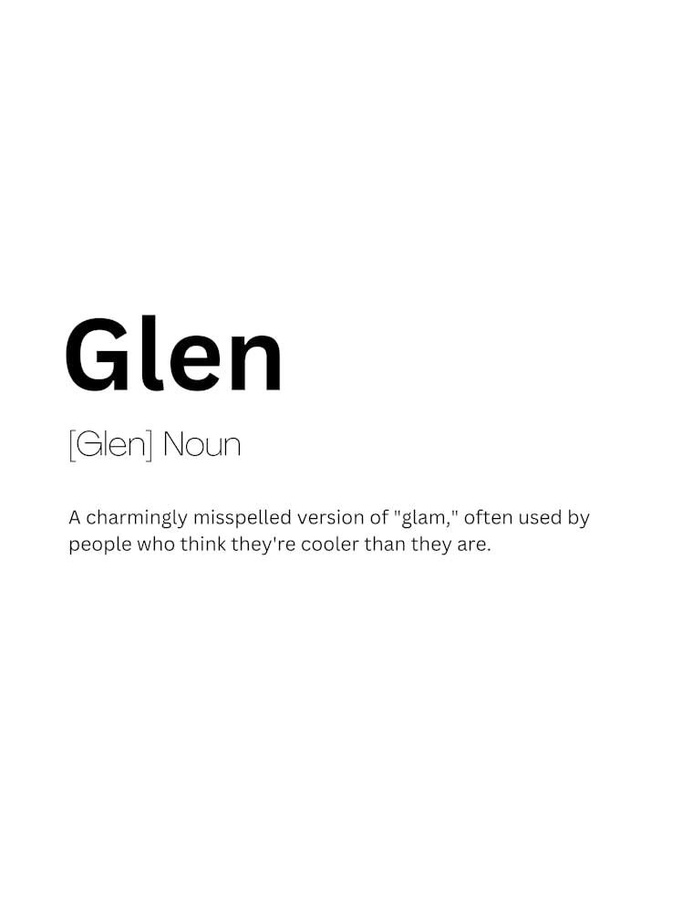 Glen Definition Meaning