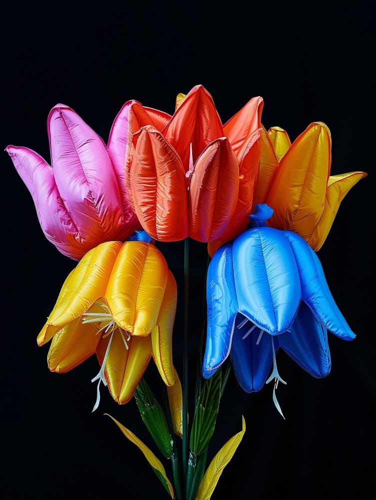 Bright Inflatable Flowers Columbine 1