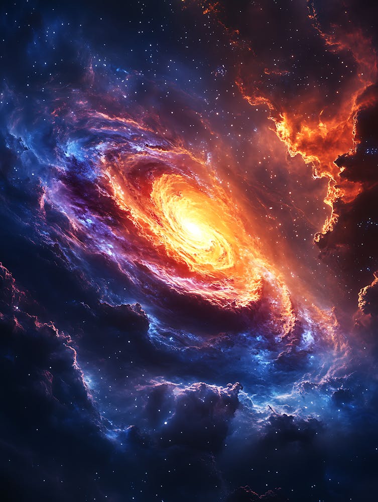 Galaxie Dans L'Espace
