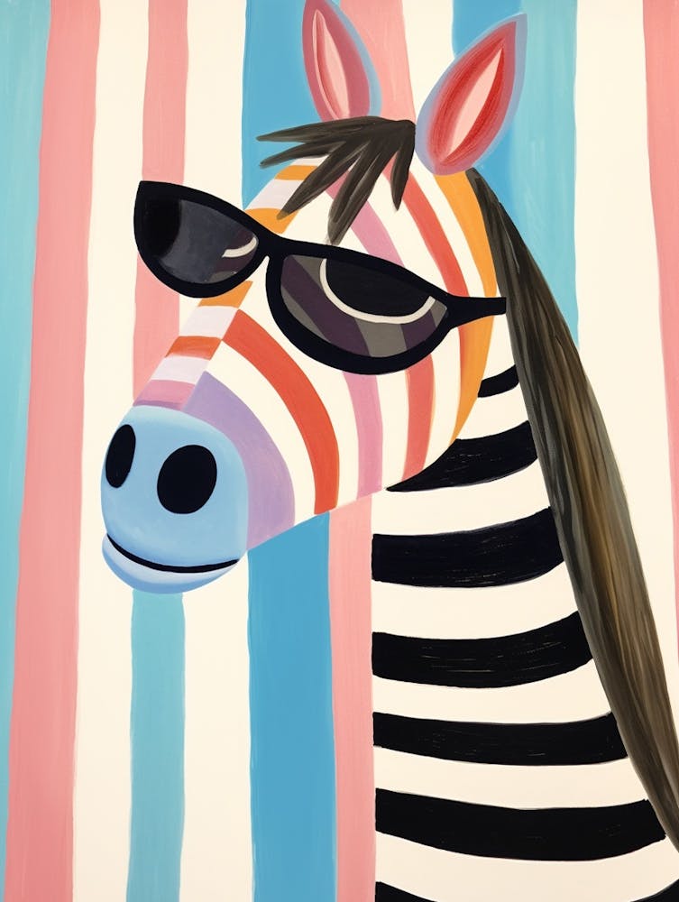 Little Horse 1 Wearing Sunglasses