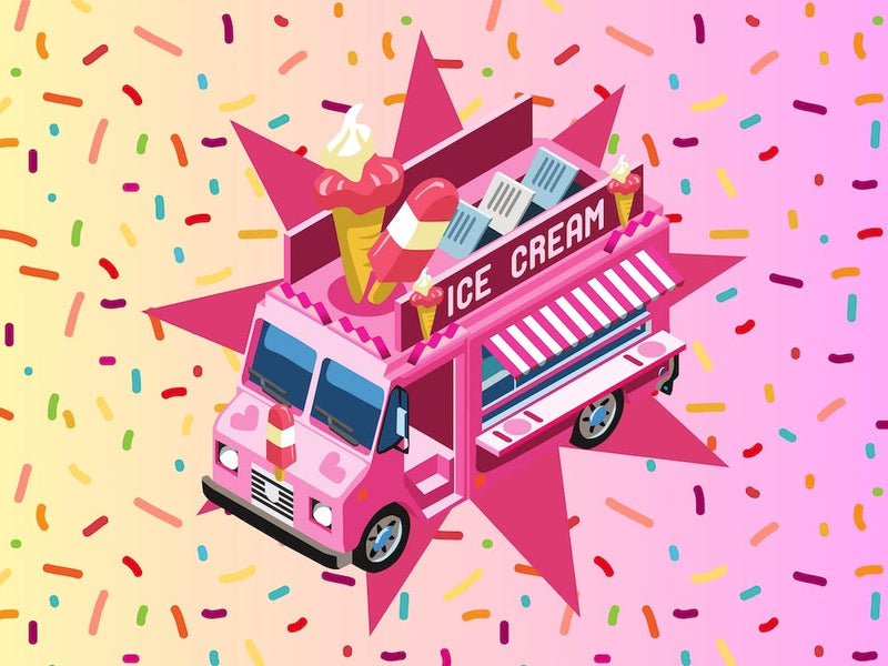 Ice Cream Van Print 3