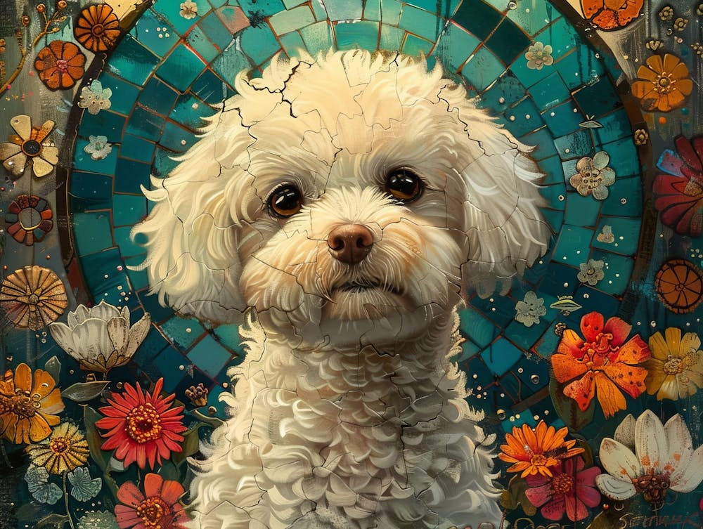 Bichon Frise Fine Art Portrait 2