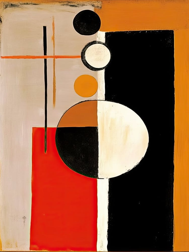 Tons Orange Peinture Abstraite 2