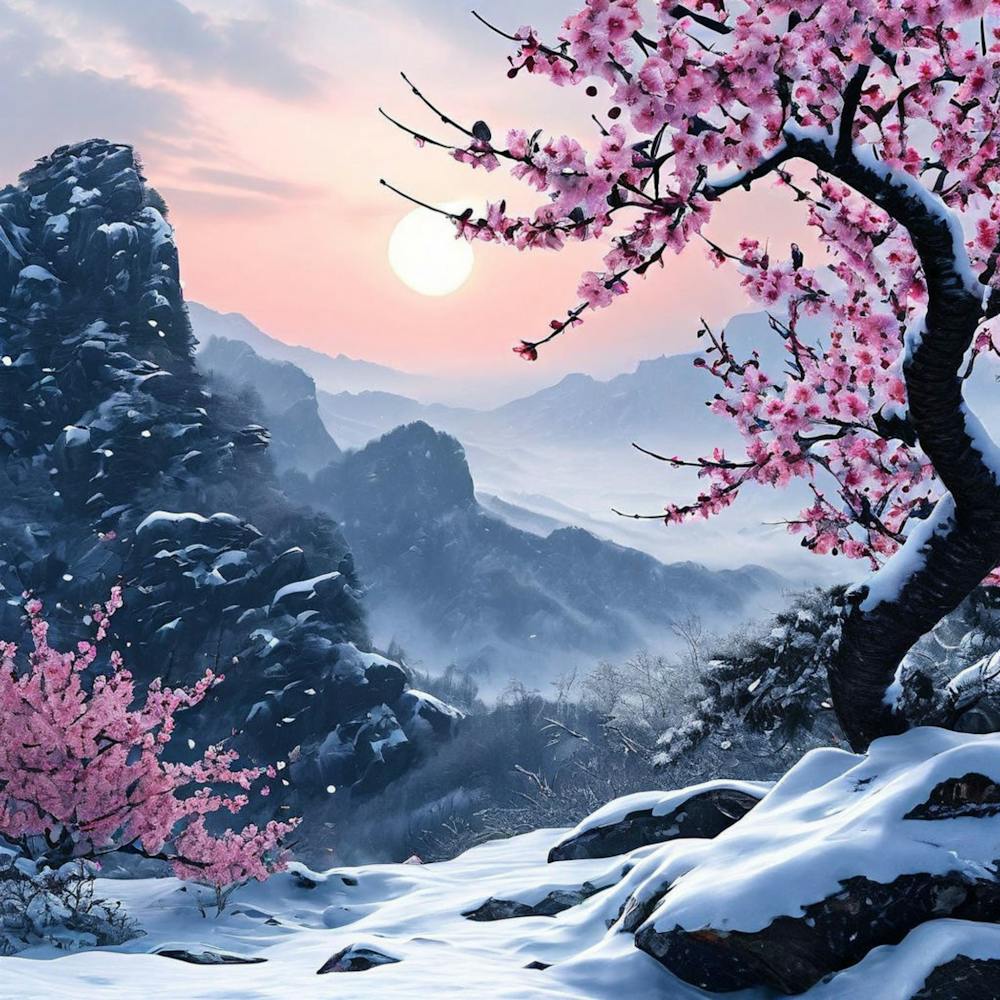 Chinese Cherry Blossoms