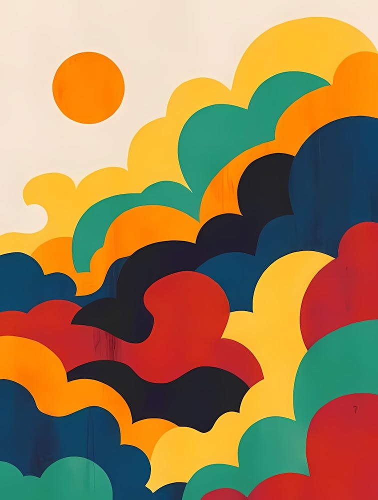 Clouds In The Sky rainbow