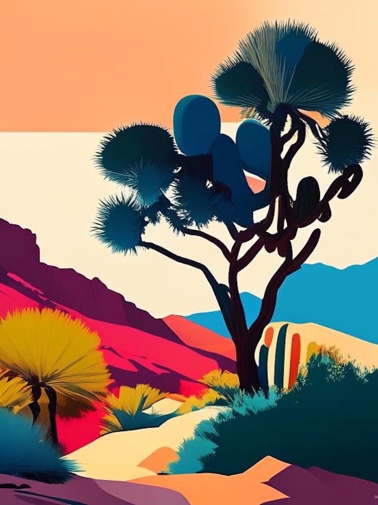 Joshua Tree National Park United States Of America Pop Matisse