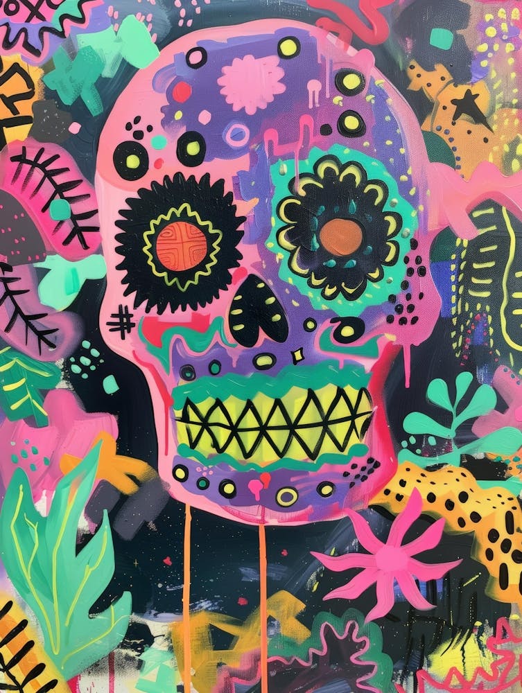 Day Of The Dead Skull 1