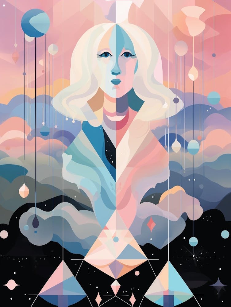 Cosmic Imagery Geometric Abstract 4