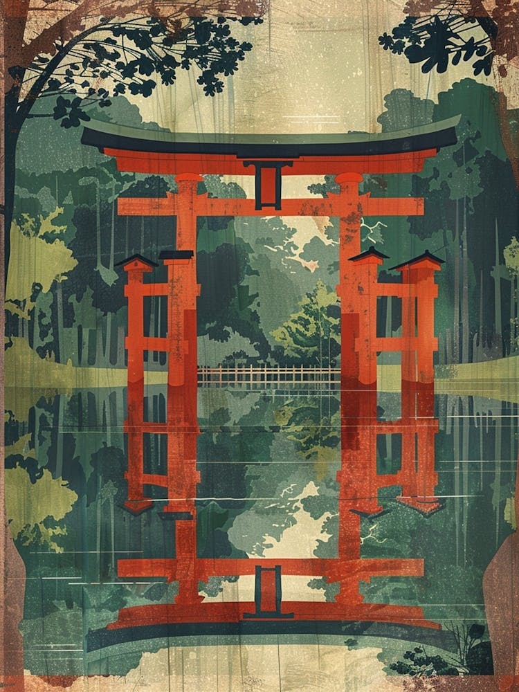 Meiji Shrine Tokyo Japan Mid Century Modern 3