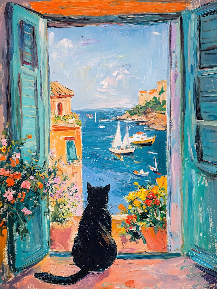 Cat At The Window