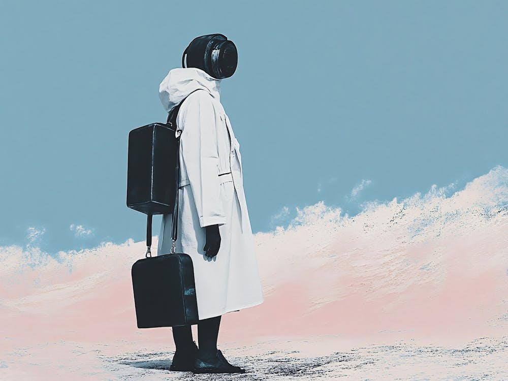 Woman In A White Coat