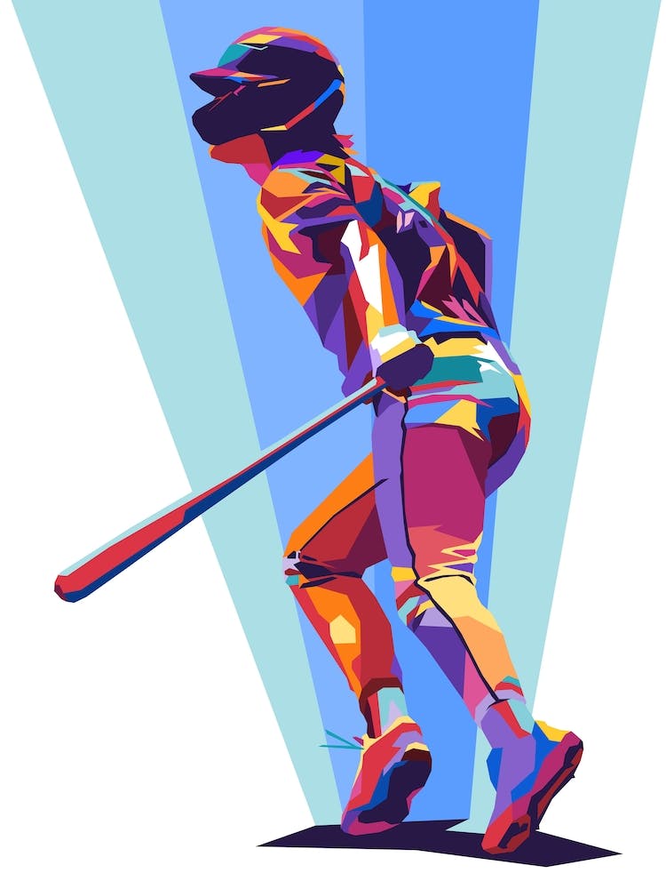 Baseball Pop Art
