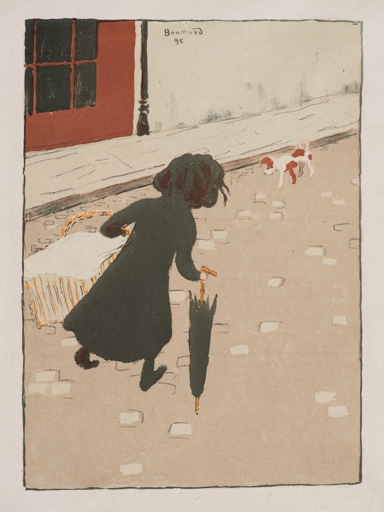 Little Girl With An Umbrella