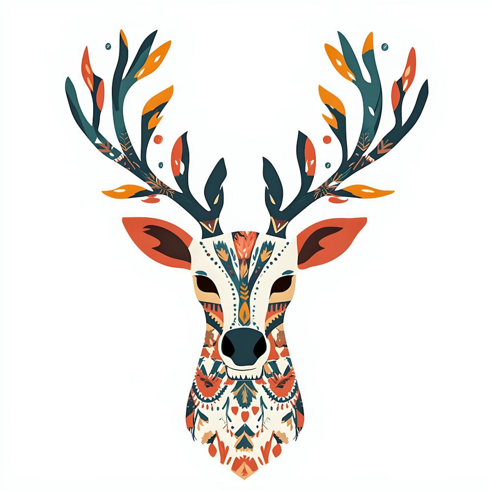 Stag Serenity Art