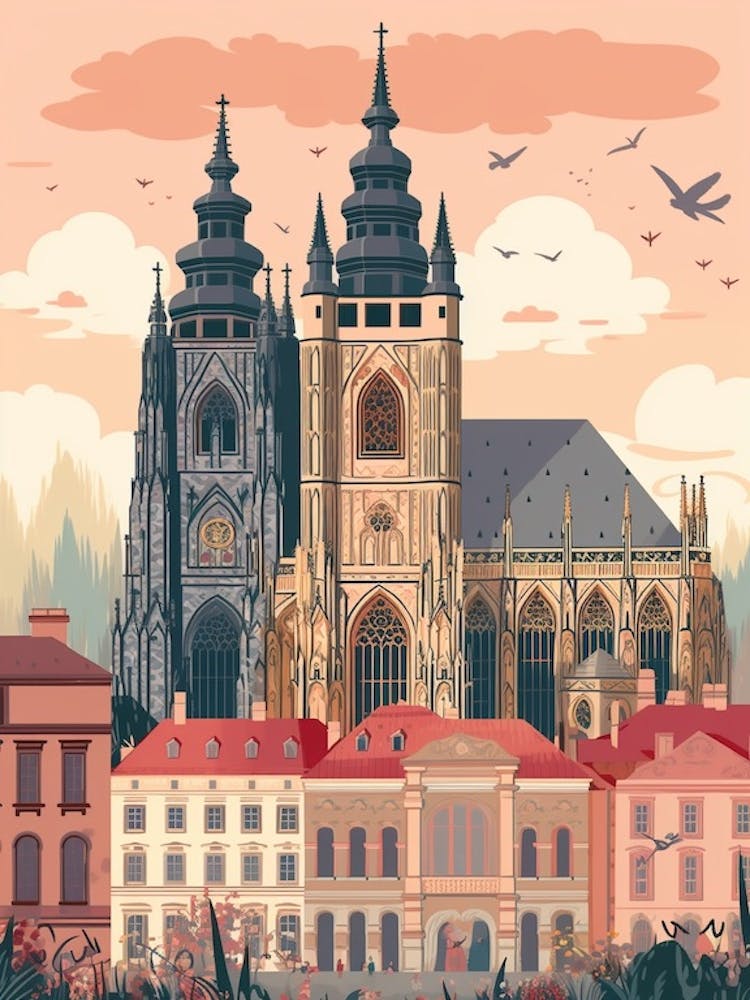 The Cathedral Of St Vitus, Prague