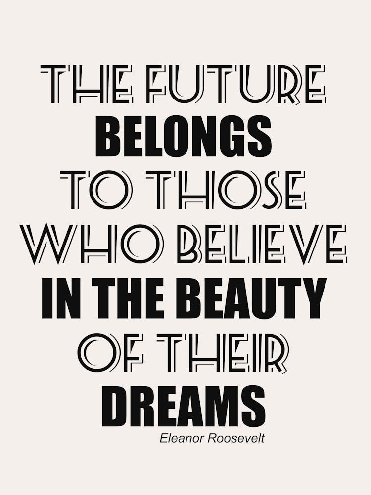 Eleanor Roosevelt Quote Art