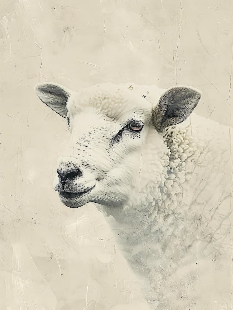 Portrait Of A Sheep