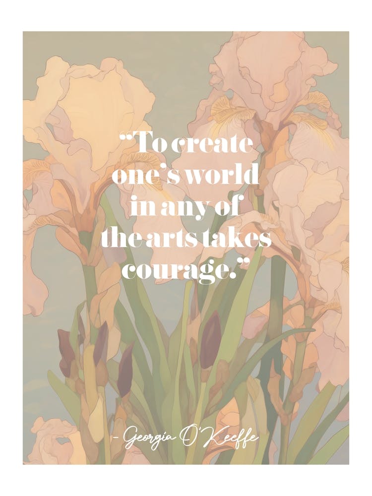 Artist Quote O Keefe