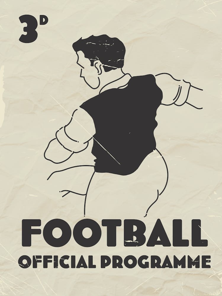 Retro Football Official Programme