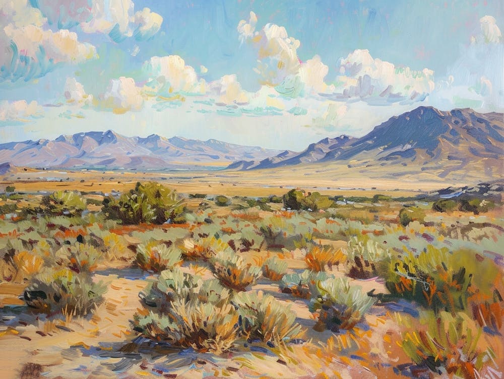 Paysages Western Mojave Desert Nevada 4