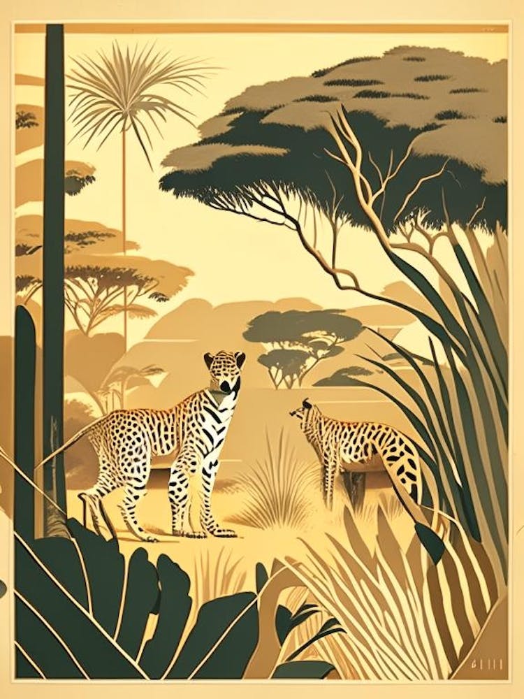 Wild Safari Rousseau Inspired