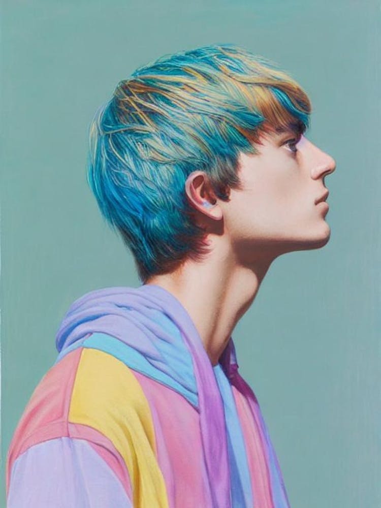 Alec Benjamin Colourful Illustration