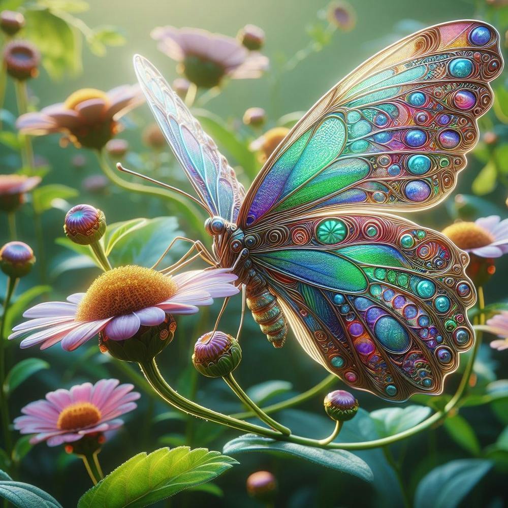 Butterfly In The Garden 2