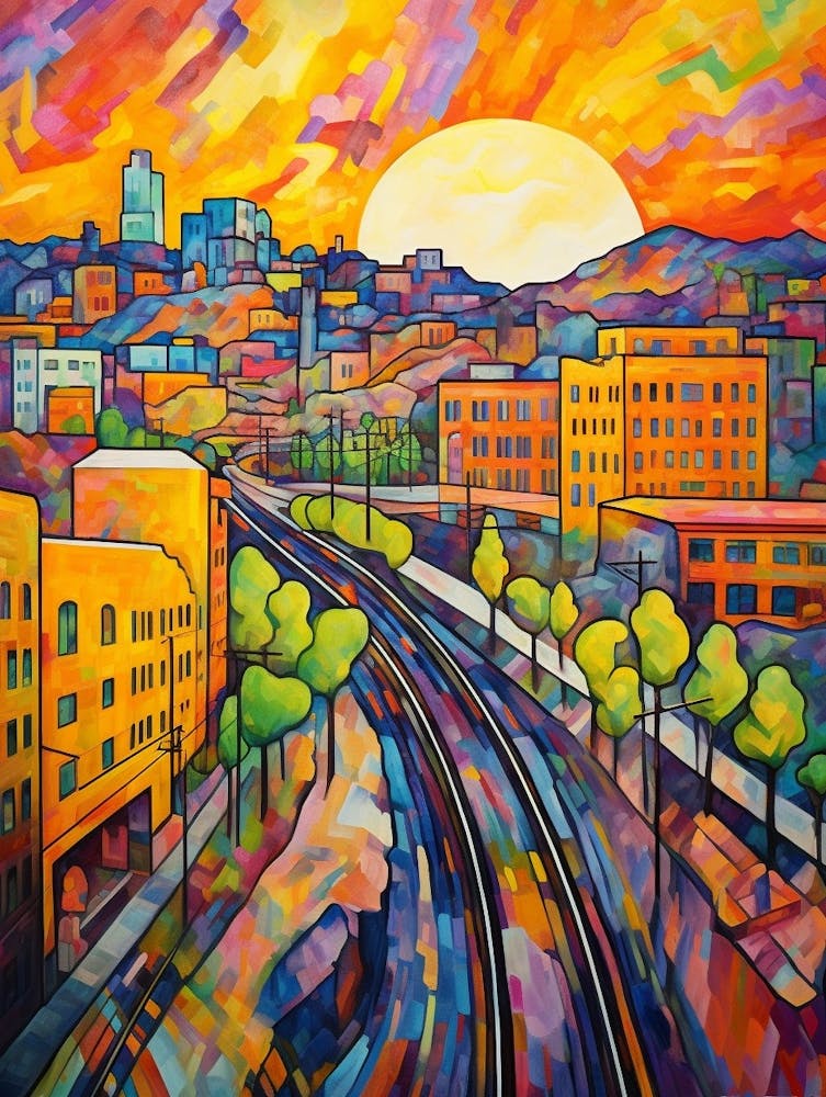 Spokane Washington Pixel Art 3