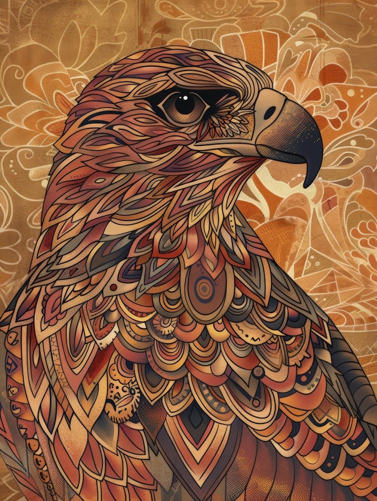 Hawk Painting