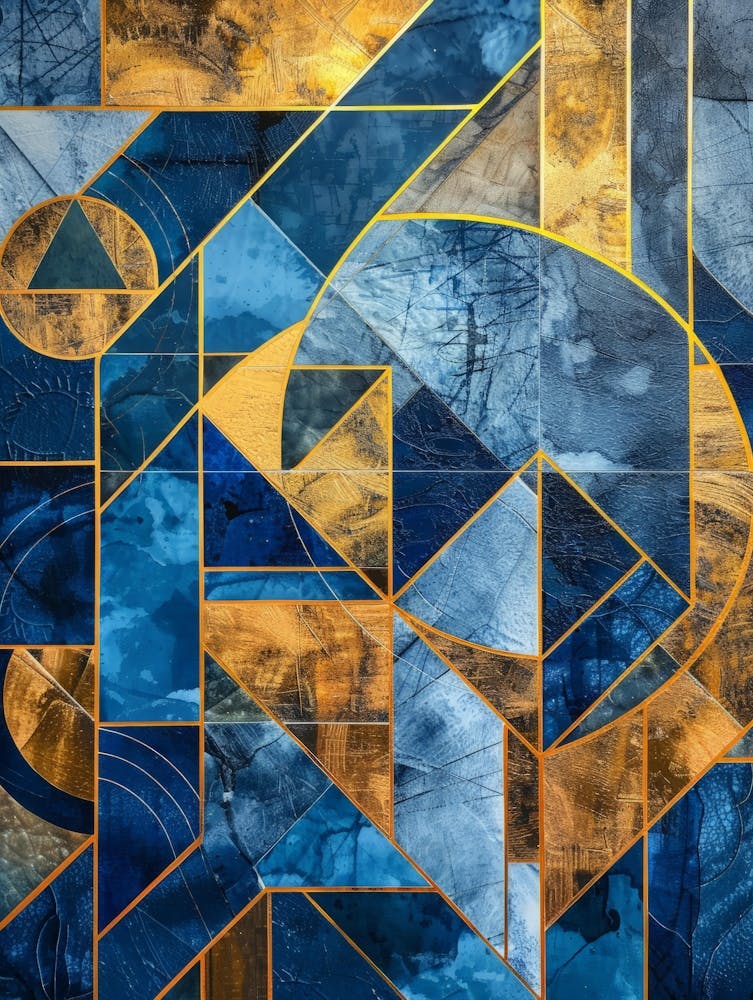 Abstract Geometric Painting 1